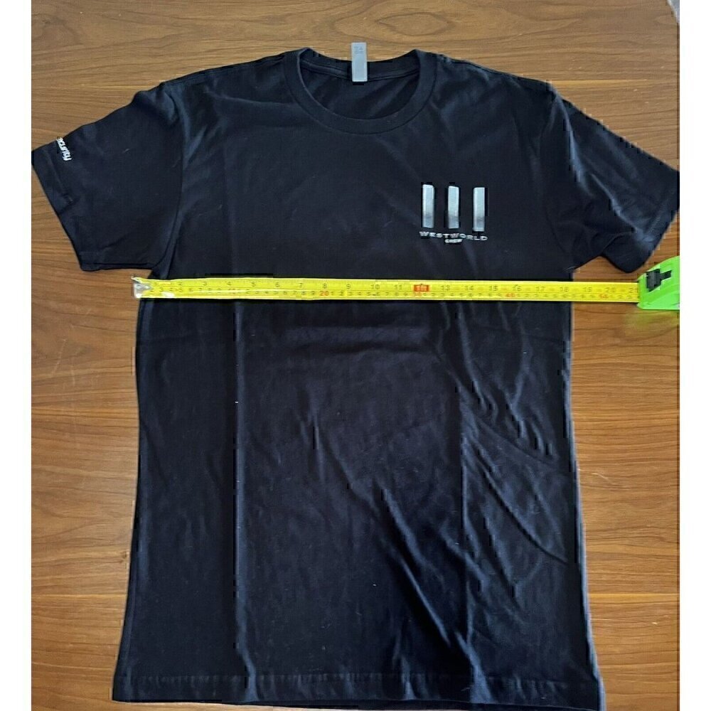 Small West World Cast Crew T-shirt RARE Reel security Westworld Dolores Graphic